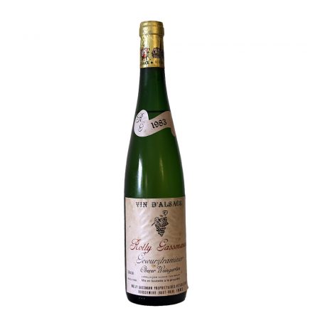 1983 Rolly Gassmann Gewurztraminer Oberer Weingarten de Rorschwihr